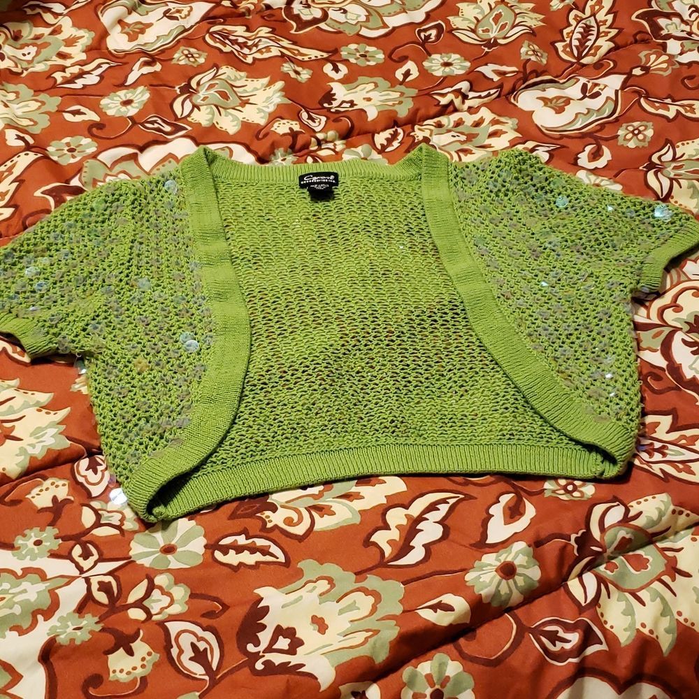 Sm sweater and top cover or tank top cover/ strapless top cover up - Picture 2 of 8